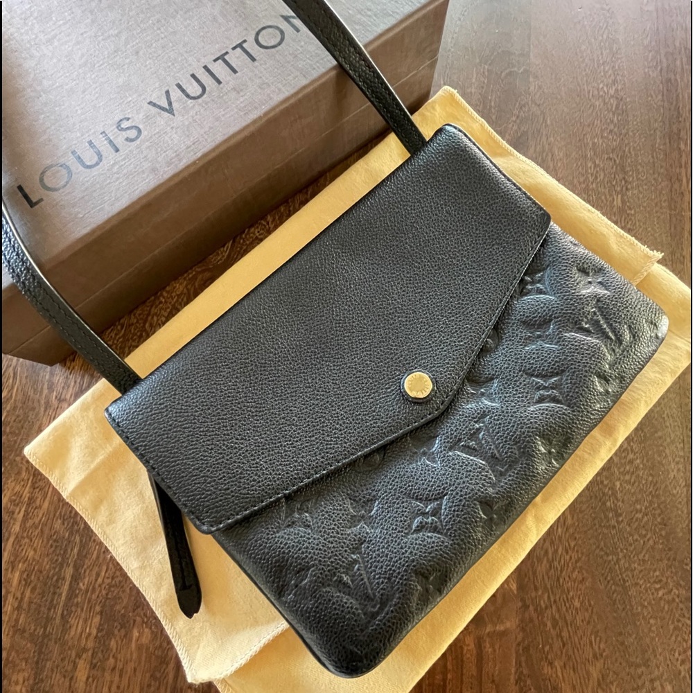 Louis Vuitton Twice Monogram Empreinte Leather